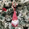 Nuevo Adorno Colgante de Decoración Navideña Transfronterizo para Ancianos Colgante para Árbol de Navidad Muñeco sin Rostro Enano Esposo Pequeño Colgante