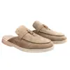 Fábrica Comercio Exterior Nuevas Zapatillas Ligeras Baotou Europeas y Americanas Casual Talla Grande Par de Zapatos Planos para Hombre y Mujer Zapatos Talla Grande Negro