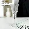 Copo de vinho de cristal moderno minimalista, taça estilo europeu, copo de suco, copo de jantar, copo de diamante