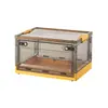Caja de Almacenamiento Plegable de Plástico para Libros de Dormitorio de Estudiantes Armario de Almacenamiento de Ropa Plegable de Doble Apertura para Montaje en Coche al Aire Libre