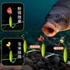 Linha de Sub-linha Flutuante Antiderrapante Gancho Duplo Gancho Europeu para Carpa Boia Sete Estrelas Localizador Automático de Fundo Boia Luminosa Conjunto de Linha Anzol de Pesca