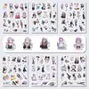 100 Peças de Anime Japonês Seraph of the End Protagonista Feminina Yusa Hiiragi Personagem de Anime 2D Adesivos Decorativos para Capa de Celular