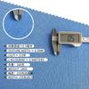 180g Terciopelo Largo Seda de Hielo Poliéster Algodón Tejido de Punto para Camiseta Interior Acanalado 2x2 Tejido para Chaleco/Camiseta