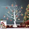 Transfronterizo Nuevo Juego Navideño de Madera de 15 Piezas con Papá Noel, Muñeco de Nieve y Renos Decoraciones para Fiestas en Casa Adornos Colgantes