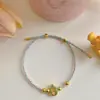 Pulsera de Cuerda Colorida para Rezos Diarios Rosa 2025 Nueva Pulsera Tejida a Mano Joyería para Mujeres Adultas Cuerda de Mano Regalo Lindo