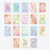 18 Tarjetas Ligeras de Acuarela con Autoafirmaciones y Texto Suave, Delicadas Decoraciones para Journaling, Pequeñas Tarjetas Diarias Reconfortantes