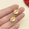 Colgante Zhaocai Nafu Accesorios de Aleación de Zinc Pulsera Tejida a Mano DIY Accesorios de Joyería para Pulsera Material Colgante Pequeño