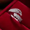 Anillo para Dedo Índice de Oro Real Galvanizado Diseño de Nicho Moda Estilo Frío Simple Elegante Anillo de Celebridad de Internet para Mujeres