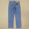 Jeans masculinos de verão leves, corte reto e solto, calças casuais masculinas elásticas, calças masculinas versáteis com lavagem vintage