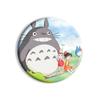 Totoro Miyazaki Anime Baqi Insignia de hojalata bidimensional Colgante