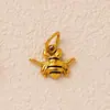 Colgante de Dibujos Animados de Animales 18K Básico para Bricolaje Acero Inoxidable Electroplateado al Vacío Color Dorado Cadena Ajustable de Conservación Color Europeo y Americano Accesorios