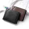 Producto Nuevo Transfronterizo 2026 Cartera Corta para Hombre con Múltiples Ranuras para Tarjetas, Portatarjetas Ligero y Sencillo, Nuevo Estilo Horizontal al por Mayor