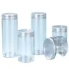 Conjunto em Estoque de 65 Peças de Potes Plásticos PET Transparentes para Embalagem de Alimentos 65*120, Latas para Frutas Secas e Goji Berries, Podem Ser Misturados para Pedidos em Atacado