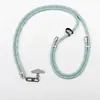 Cordón para Teléfono de Cuello Portátil Cruzado de 8 mm Hebilla Metálica de Alto Grado Ajustable Espaciador Correa para Cámara Anti-Pérdida para Exteriores