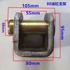 Soporte de Cilindro Hidráulico Auto-descargable para Vehículo Agrícola Tractor Soporte de Montaje de Orejeta de Soldadura Orejeta de Elevación Cilindro Hidráulico de Doble Acción