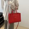 Bolsa feminina de verão 2024, estilo ocidental, grande capacidade, simples e atmosférica, bolsa feminina, bolsa de ombro feminina elegante e casual, bolsa tote