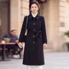 Ropa de Otoño Primavera Nueva Elegante Holgada Adelgazante Larga Elegante Reductora de Edad Ropa para Mujeres de Mediana Edad Chaqueta Versátil