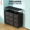 Armario de almacenamiento para uso doméstico en el dormitorio, armario de almacenamiento de gran capacidad de piso multicapa, gabinete de cajones de almacenamiento simple multifuncional