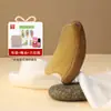Tabla de Masaje de Cuerno de Sándalo Verde, Peine de Masaje Facial Ligero, Herramienta Especial para Masaje y Levantamiento para Mujeres, Cepillo Meridianal Pequeño Portátil