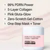 Algodones Rosados de Colágeno PDRN Transfronterizos 100ml (60Pcs) Cosméticos de Colágeno