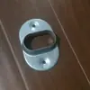 Soporte de Soporte para Barandilla de Acero Zincado, Soporte de Tubería, Soporte de Tubería Ovalada, Manguito de Tubería para Escalera, Soporte Inclinado para Tubería Ovalada