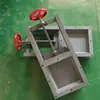 Válvula gaveta manual dn600 aço carbono soldagem por chapa válvula de borboleta manual porta defletora de gases de combustão fabricante elétrico pneumático