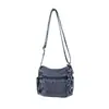 Bolsa transversal de ombro única versátil para viagens, bolsa transversal de viagem, jeans retrô, simples, casual, leve, bolsa para atacado transfronteiriça