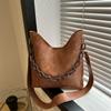 Bolso de cubo para mujer, bolso de gran capacidad, nuevo bolso de mensajero de estilo coreano de moda de invierno 2023, bolso de hombro simple de moda