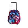 Mochila Escolar con Ruedas Modelo Nuevo Transfronteriza para Niños de 12 Pulgadas, Mochila de Estudiante de Primaria Rígida, Mochila Escolar de Jardín de Infancia con Dibujo de Kuromi