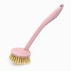 Escova de Lavar Louça Sisal Doméstica Antiaderente para Óleo Escova de Fibra Vegetal Escova para Lavar Panelas de Panela de Arroz Cozinha Bola de Arame de Aço Longa