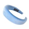 Diadema Lavado Facial de Seda de Leche Estilo Nuevo Transfronteriza para Mujer, Diadema de Terciopelo, Tela de Terciopelo Esponjoso, Accesorio para el Cabello Negro, Diadema de Verano
