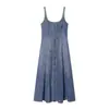 Estilo Retro Europeo y Americano Transfronterizo Z Nueva Moda Elegante Conjunto Retro de Mujer Vestido con Botones Delanteros 1337740