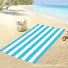 Soporta Dropshipping Jit de Toallas de Playa Rayadas, Toallas de Baño para Playa Absorbentes de Secado Rápido de Fibra Ultra Fina, Toallas de Playa Rayadas Transfronterizas