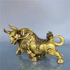 Gu Yunzhai Ornamentos de Boi de Latão Riqueza Como Arco-Íris Boi Tesouro Boi Fu Boi Touro Touro Boom Artesanato para Casa