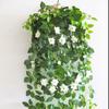 Gran Venta Procesamiento Mayoreo Colgante de Pared Violeta Flor Artificial Flor de Rosa Decoración Mercancía de Cola
