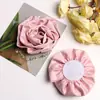 Tela Suave y Elegante con Rosas de Brillo Fino para Manualidades Pinza para el Cabello Goma para el Cabello Accesorio para el Cabello Ramillete Collar Accesorios de Flores