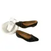 Nuevos zapatos planos de ballet cuadrados de estilo retro francés 2026 para mujer, con un lazo y un diseño poco profundo y plano, que ofrecen un look suave y versátil.