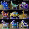 Animal de Pie con Ruedas, Globo Caminante Luminoso, Accesorio de Foto para Césped al Aire Libre para Niños de Jardín de Infancia, Exhibidor de Puesto
