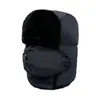 Sombrero Lei Feng Unisex para Ciclismo al Aire Libre en Invierno, Protección para los Oídos y la Cara, Espesado con Felpa, Protección contra el Frío, Calidez, Sombrero de Algodón Peludo