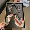 Pañuelo Cuadrado con Borde Rojo y Patrón de Anacardo para Mujer, Pañuelo de Cuello Estilo Coreano Pastoral, Pañuelo Triangular Delgado, Bufanda