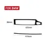 Adecuado para BMW X3 F25 F26 11-17 juego completo de interruptor de logo de volante interior de fibra de carbono negro piano