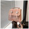 Bolso de Diseño Nicho 2024 Nuevo Mochila Casual Vintage Moda Casual Estudiante Universitario Mochila Pequeña Bolso de Mujer