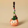 Chaveiro Pingente Escultura em Madeira Criativa Feita à Mão Cenoura Carro Pingente de Bolsa de Morango Fofo de Madeira Presente de Aniversário