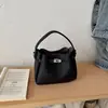 Bolsa balde retrô de nicho estilo coreano transfronteiriça para mulheres, nova bolsa de ombro casual versátil 2026, bolsa de mão, bolsa transversal