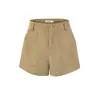 Pantalones Cortos Casuales de Terciopelo de Piel de Ciervo para Mujer en Otoño e Invierno Nuevos Chica Caliente de Cintura Alta Versátiles Sexy Pantalones Cortos Ajustados de Pierna Ancha Pantalones Cargo