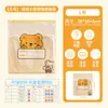 Saco Plástico Transparente com Zíper Bolsa Fofa para Armazenamento de Roupas Festa de Estudante Embalagem para Lingerie Meias Saco de Embalagem Cartoon High-End