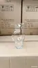 Jarrón de cristal de estilo francés, minimalista, con un alto atractivo estético, perfecto para arreglos florales creativos, para exhibir flores frescas o secas, y como pieza decorativa para la sala de estar.
