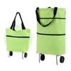 Bolsa de Almacenamiento Plegable Portátil al por Mayor Fabricante Bolsa de Compras Plegable Portátil para el Hogar con Ruedas Tela Oxford Impermeable Bolsa de Compras para el Supermercado