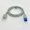 Compatível com linha adaptadora de oxigênio no sangue Mindray, linha de extensão de oxigênio no sangue T5 T6 T8 IPM8 10 IMEC8 10 linha de oxigênio no sangue