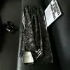 Calça Camuflada com Três Listras de Seda Gelada Secagem Rápida Masculina Verão Estilo Fino Estilo Americano Listras Levemente Flare Perna Reta Calça Esportiva Casual